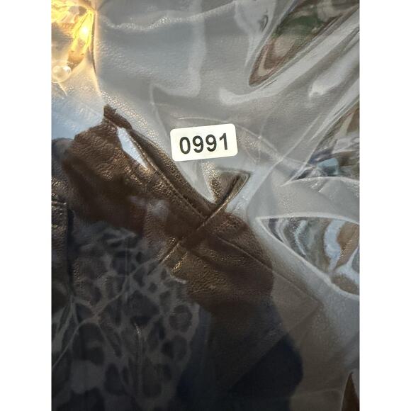 Spanx Pants Womens Small Black Faux Leather Leggings Coated Stretch Skinny Fit - Picture 13 of 13